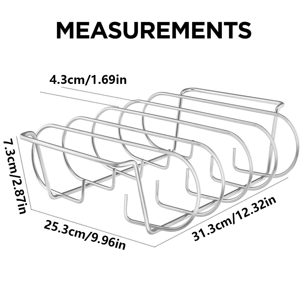BBQs & Accessories: Barbecue Grill Net Outdoor BBQ Rack Cooking Basket Baking Tool Picnic Camping - Silver