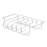 BBQs & Accessories: Barbecue Grill Net Outdoor BBQ Rack Cooking Basket Baking Tool Picnic Camping - Silver
