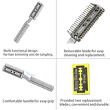 2 Sided Razor Clipper Comb Pet Hair Trimmer Grooming Cutter Dogs Cats Puppy