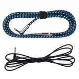 3M Guitar Amp Cable 6.35mm Mono Jack to Jack Lead for Electric Instruments - 3M Black Cable