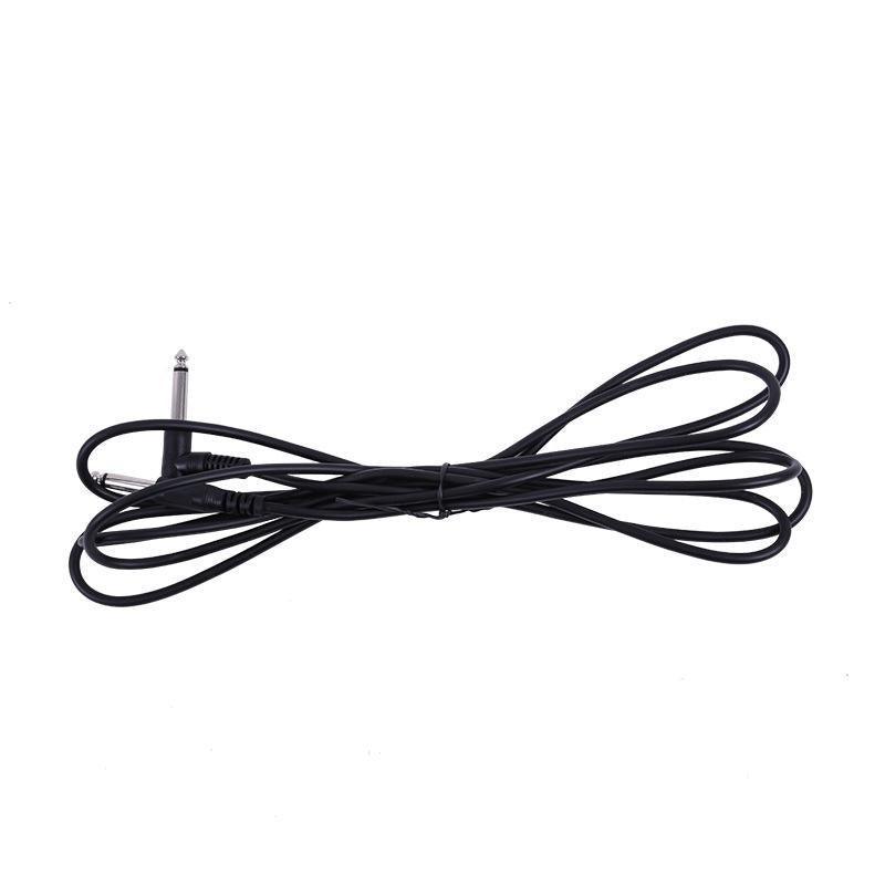Audio Accessories: 3M Guitar Amp Cable 6.35mm Mono Jack to Jack Lead for Electric Instruments - 3M Black Cable