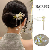 Women's Accessories: Chinese Style Lily of the Valley Fringe Hairpin Hanfu Headdress Accessories