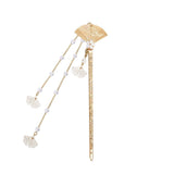 Women's Accessories: Chinese Style Hanfu Hairpin Folding Fan Fringe Headdress Accessories