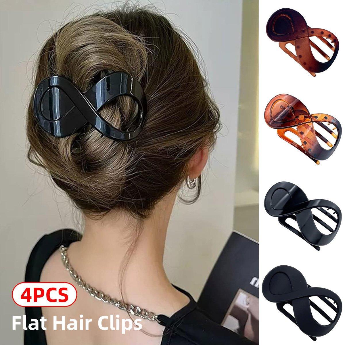Women's Accessories: 4PCS Hair Clip Set Duckbill Clips Cute Hair Accessories for Bangs and Styling