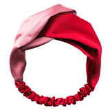 Women's Accessories: Women Chiffon Floral Print Headband Fashion Bohemian Elastic Cross Hair Bands - B-Pink+Blue
