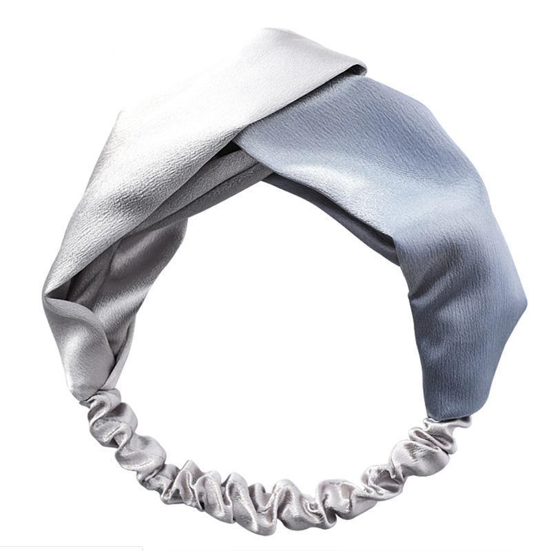 Women's Accessories: Women Chiffon Floral Print Headband Fashion Bohemian Elastic Cross Hair Bands - D-Brown