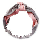 Women's Accessories: Women Chiffon Floral Print Headband Fashion Bohemian Elastic Cross Hair Bands - D-Brown
