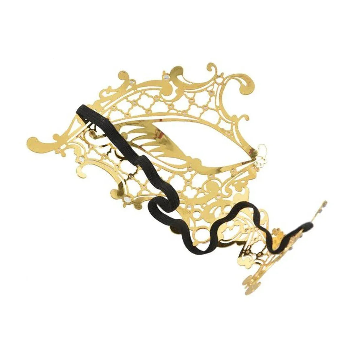 Hollow Out Iron Art Half Face Mask for Masquerade Party Costume Ball Accessories