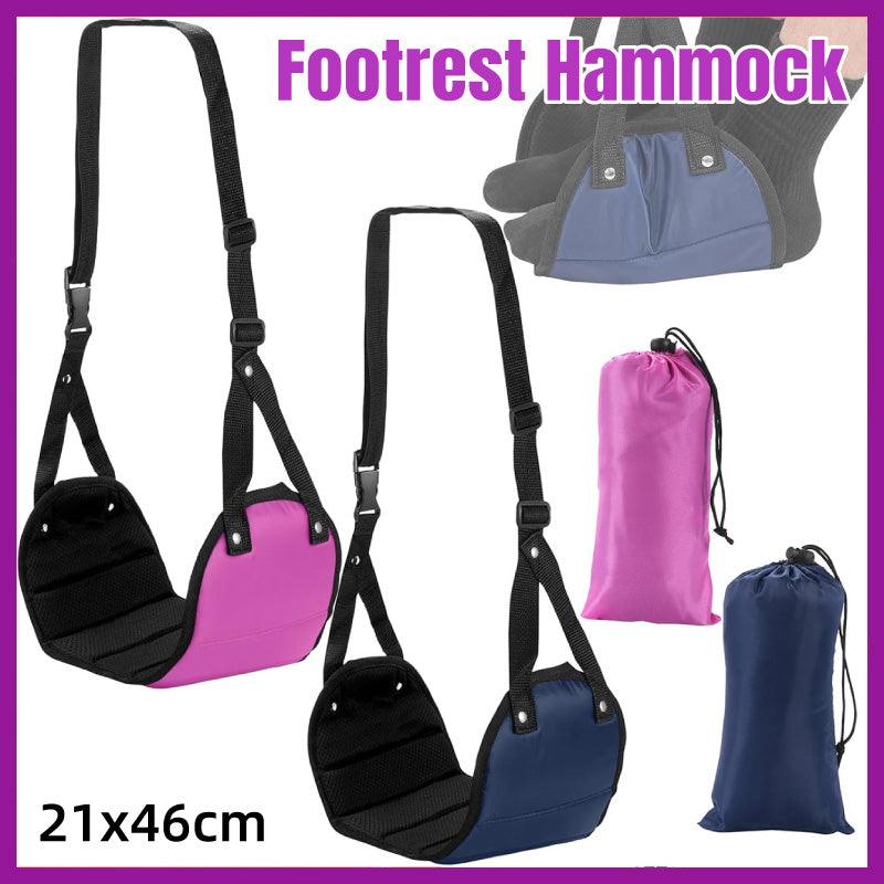 Foot Care: Travel Rest Hammock Office Foot Hammock Portable Rest for Relaxation Support - Navy Blue