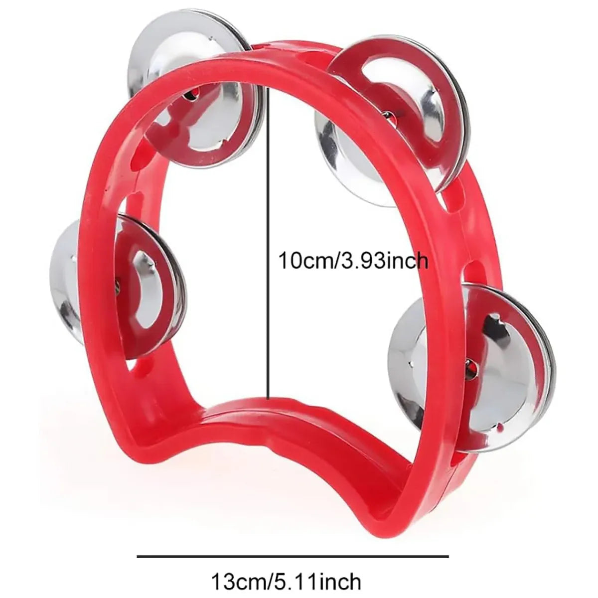 Hand Cranked Bell Set 4PCS Four Ring Bells Hand Held Musical Instrument