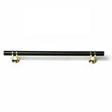 Door Hardware: Black Gold Design Kitchen Cabinet Handles Drawer Bar Handle Pull 96 128 160 192 320MM - 160mm