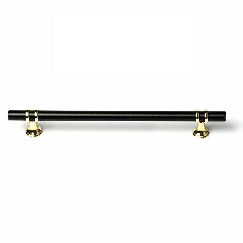 Door Hardware: Black Gold Design Kitchen Cabinet Handles Drawer Bar Handle Pull 96 128 160 192 320MM - 160mm