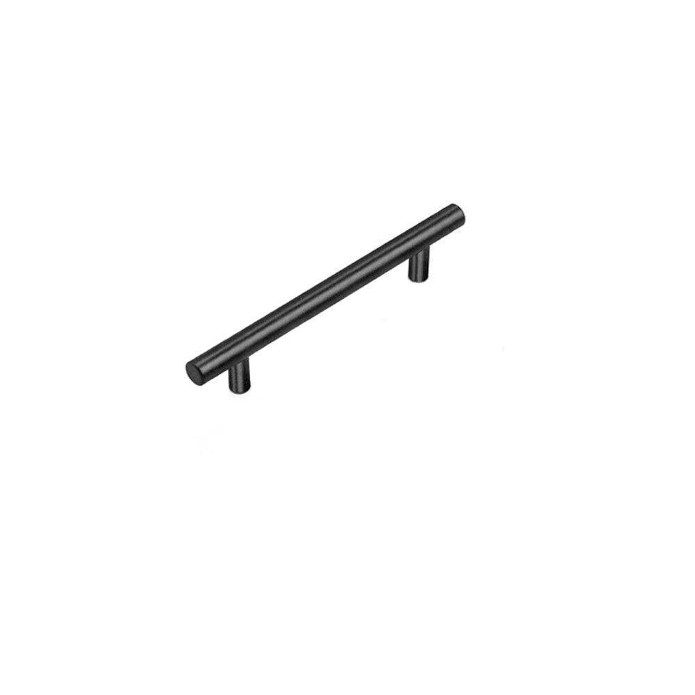 Door Hardware: 5PCS Black Kitchen Cabinet Door Handles Stainless Steel Door Drawer Pull T Bar - 350mm/224mm