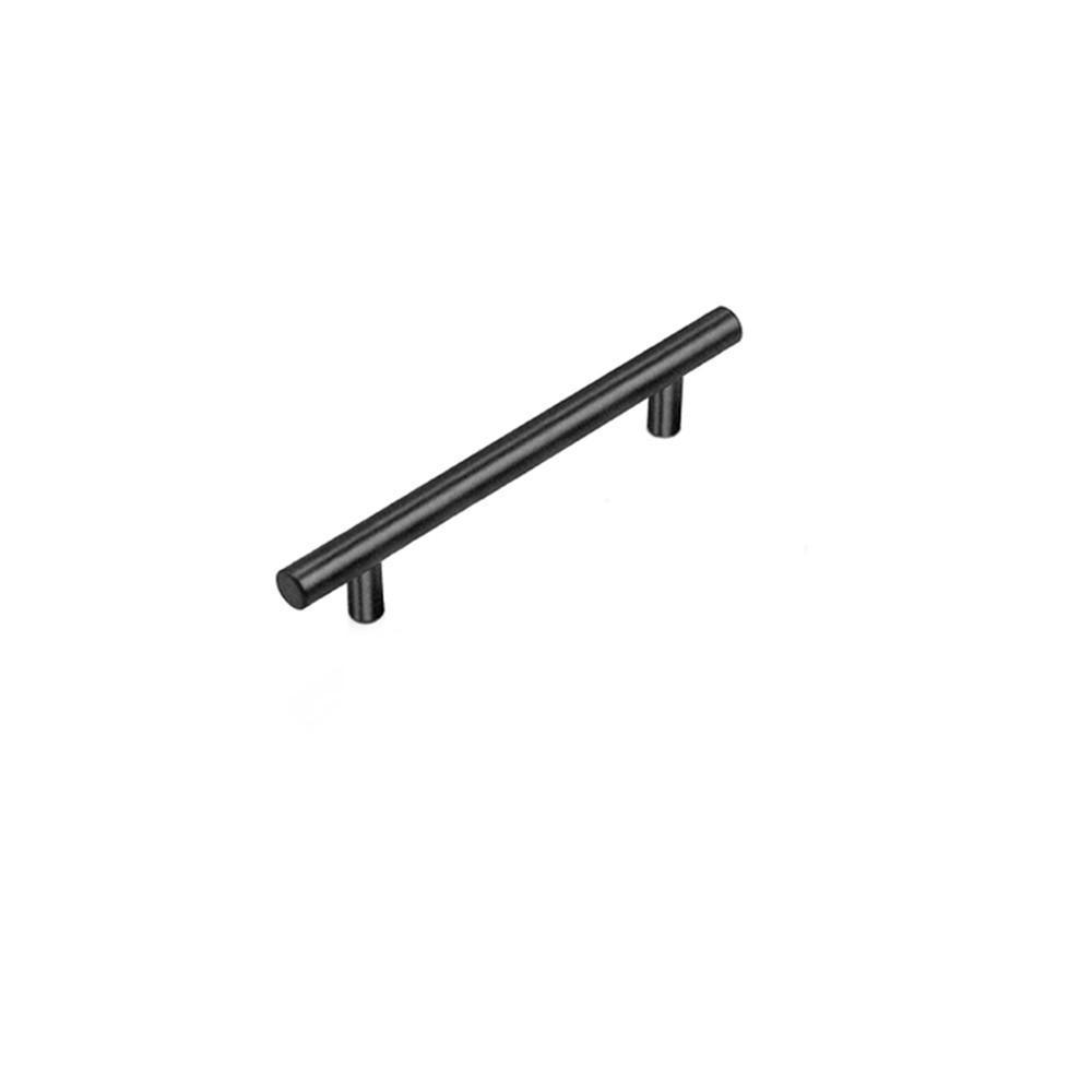Door Hardware: 5PCS Black Kitchen Cabinet Door Handles Stainless Steel Door Drawer Pull T Bar - 450mm/288mm