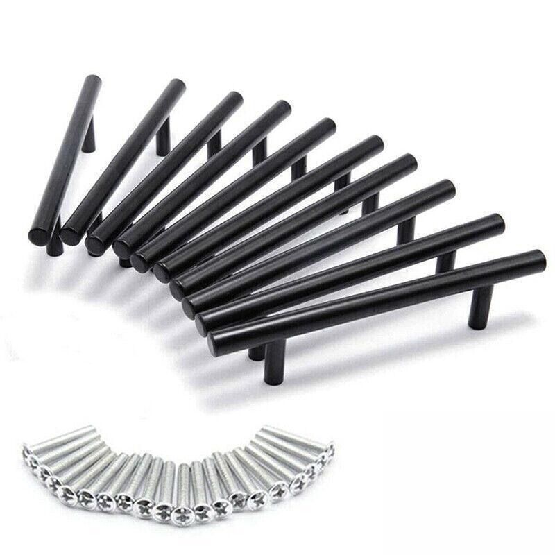 Door Hardware: 5pcs Silver Kitchen Cabinet Door Handles Stainless Steel Door Drawer Pull T Bar - 500mm/320mm