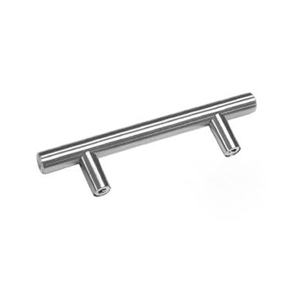 Door Hardware: 5pcs Silver Kitchen Cabinet Door Handles Stainless Steel Door Drawer Pull T Bar - 50mm