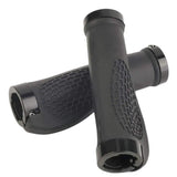 Bicycle Parts: Ergonomic MTB Bike Handlebar Grips 2PCS Lock On Rubber Cycling Mountain Bicycle - Black