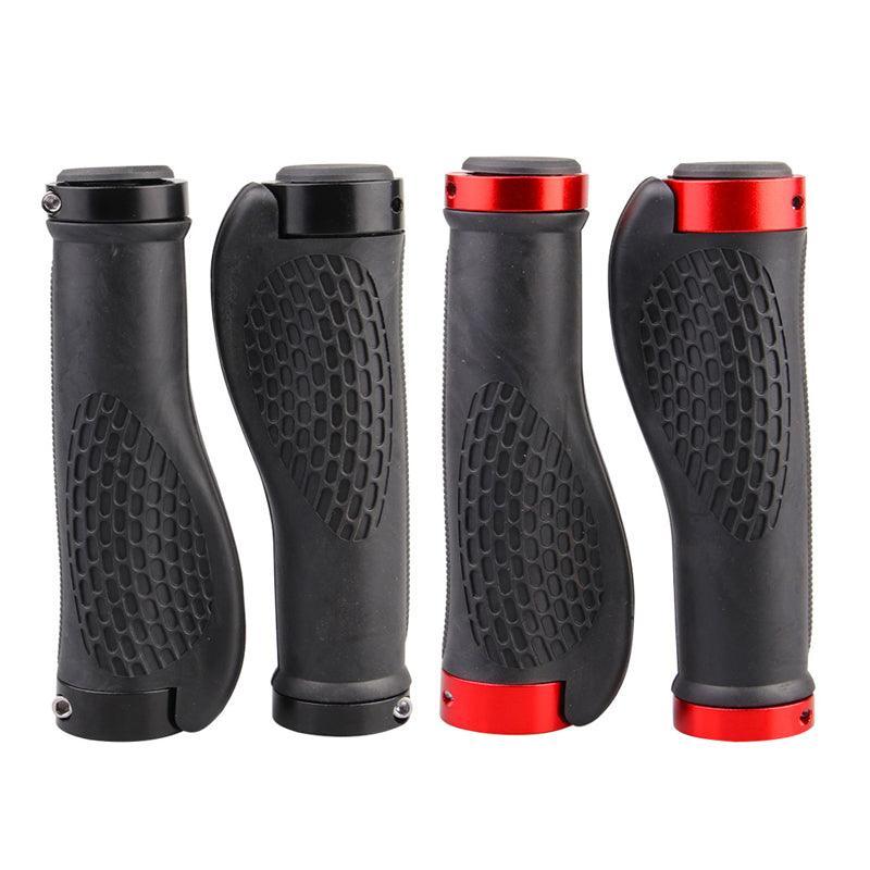 Bicycle Parts: Ergonomic MTB Bike Handlebar Grips 2PCS Lock On Rubber Cycling Mountain Bicycle - Black
