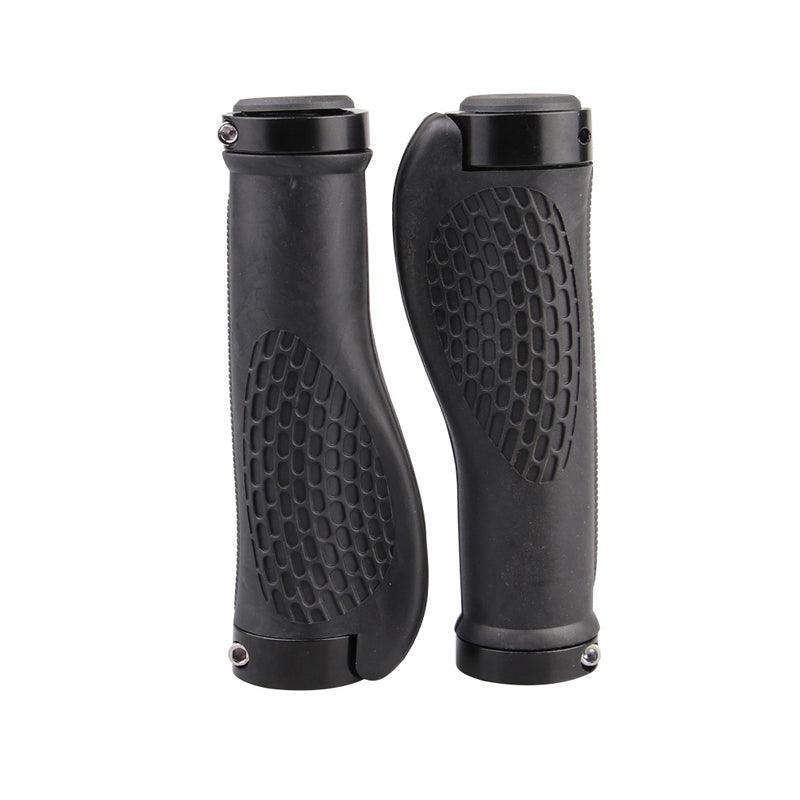 Bicycle Parts: Ergonomic MTB Bike Handlebar Grips 2PCS Lock On Rubber Cycling Mountain Bicycle - Black