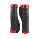 Bicycle Parts: Ergonomic MTB Bike Handlebar Grips 2PCS Lock On Rubber Cycling Mountain Bicycle - Black
