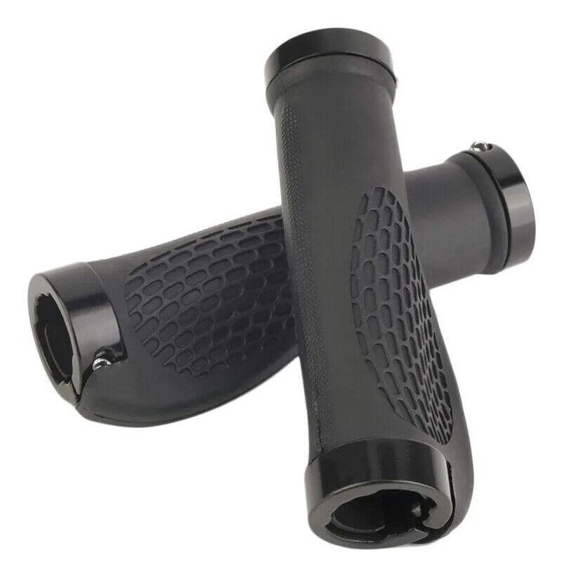 Bicycle Parts: Ergonomic MTB Bike Handlebar Grips 2PCS Lock On Rubber Cycling Mountain Bicycle - Red