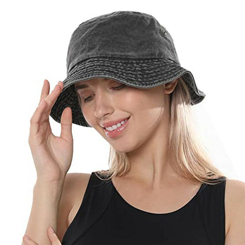 Women's Sleepwear: Unisex Men Women Washed Cotton Outdoor Camping Sports Bucket Hats Fisherman Hat - Orange