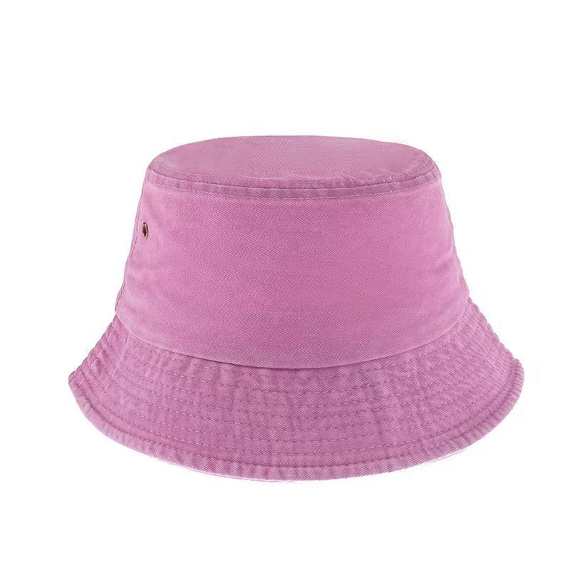 Women's Sleepwear: Unisex Men Women Washed Cotton Outdoor Camping Sports Bucket Hats Fisherman Hat - Pink