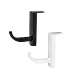 Bathroom Cabinets, Cupboards & Storage: Universal Headphone Hook Desk Edge Mount Adhesive Headset Holder - White