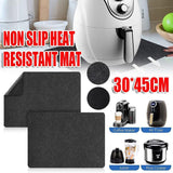 Kitchen Utensils: Non Slip Heat Resistant Kitchen Mat for Air Fryer Coffee Maker Toaster 30x45cm