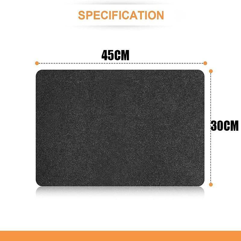 Kitchen Utensils: Non Slip Heat Resistant Kitchen Mat for Air Fryer Coffee Maker Toaster 30x45cm