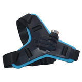 Camera Accessories: Helmet Chin Mount Holder Motorcycle Strap For GoPro Hero 9/8/7/6/5 Sports Camera - Blue