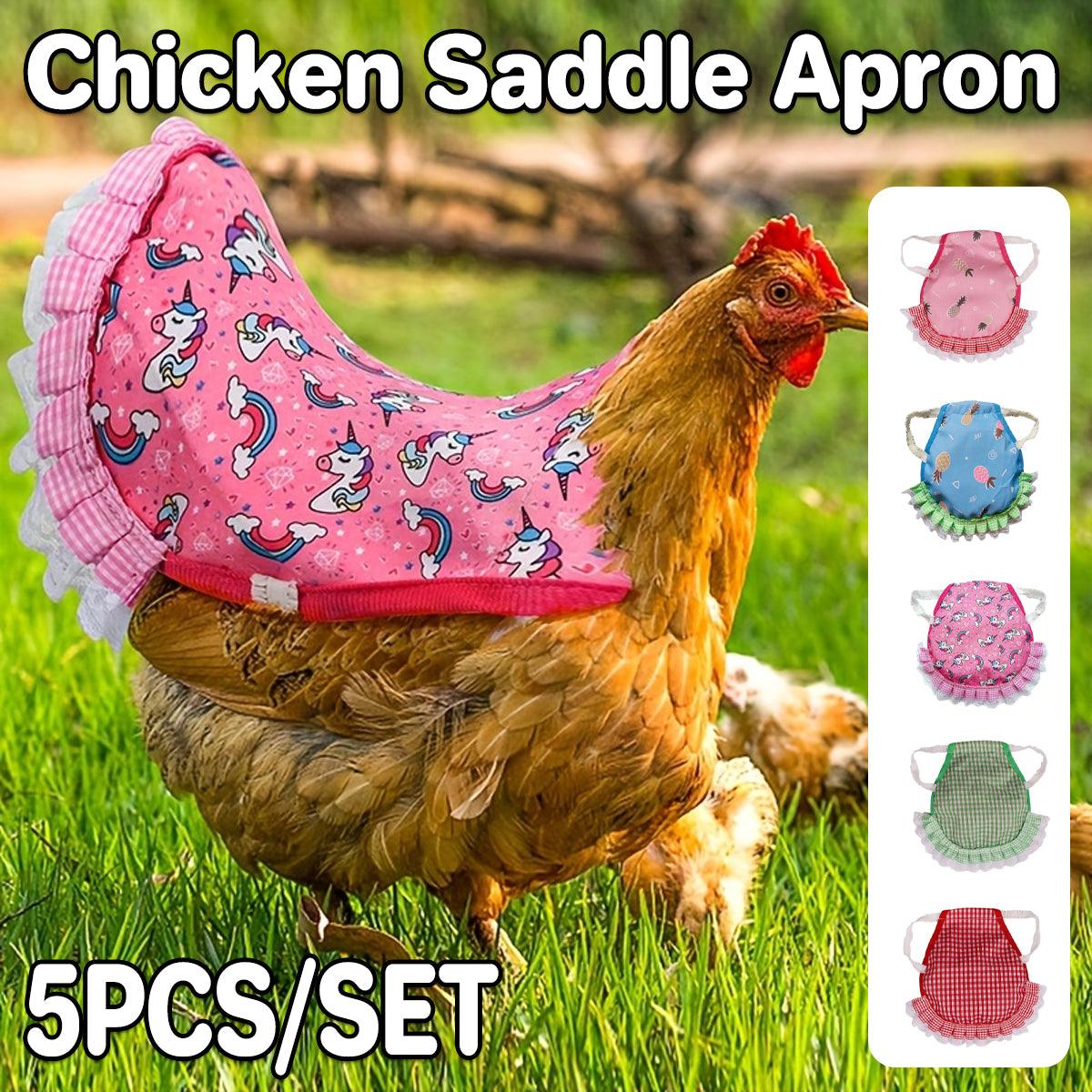 Farm Equipment: 5pcs Pet Feather Protector Hen Apron Poultry Protection Apron for Chickens Birds