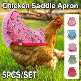 Farm Equipment: 5pcs Pet Feather Protector Hen Apron Poultry Protection Apron for Chickens Birds
