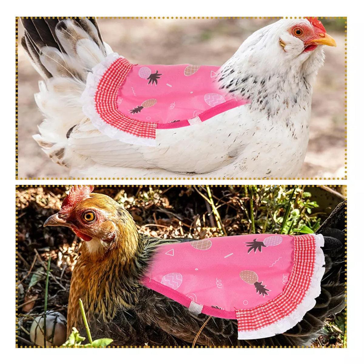 Farm Equipment: 5pcs Pet Feather Protector Hen Apron Poultry Protection Apron for Chickens Birds