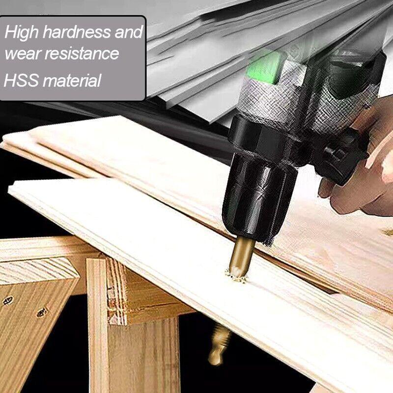 Screwdrivers: 6X Hss Hex Shank Tap Drill Bits Metric Thread Screw Compound Tapping Set Tool