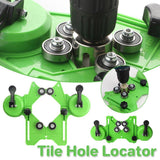Hand Tools: Multifunction Glass Tile Positioning Tool Drill Chuck Marble Hole Punching Tool
