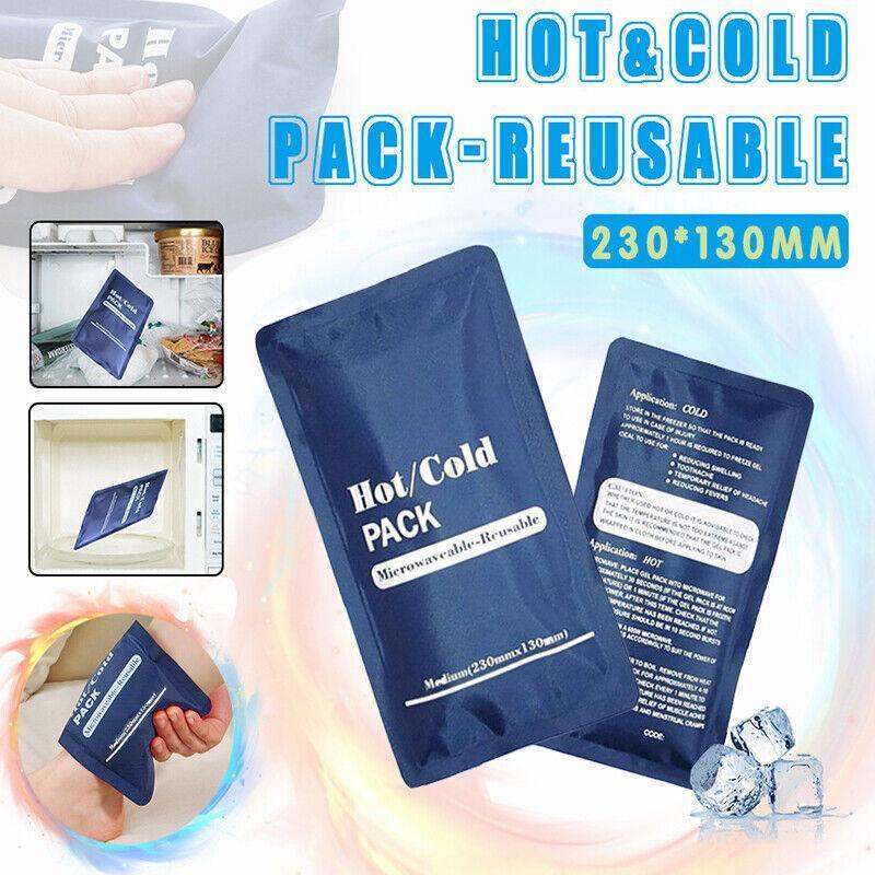Heating Pads: Reusable Hot and Cold Gel Pack 230x130mm Microwave and Freezer Safe