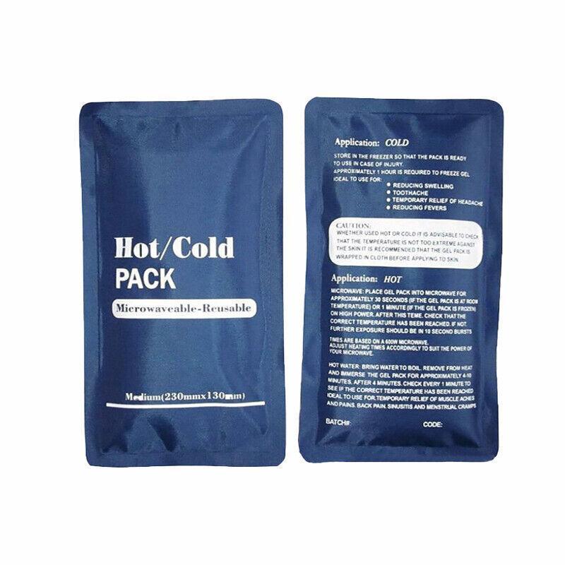Heating Pads: Reusable Hot and Cold Gel Pack 230x130mm Microwave and Freezer Safe