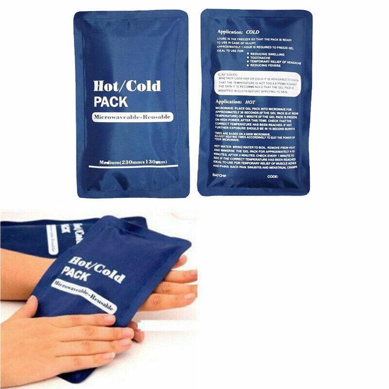 Heating Pads: Reusable Hot and Cold Gel Pack 230x130mm Microwave and Freezer Safe