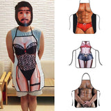 Aprons: Funny Adult Men Women Novelty Aprons Party Game Cooking Kitchen BBQ Baking - Hot Pants Girl