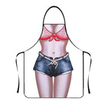 Aprons: Funny Adult Men Women Novelty Aprons Party Game Cooking Kitchen BBQ Baking - Hot Pants Girl