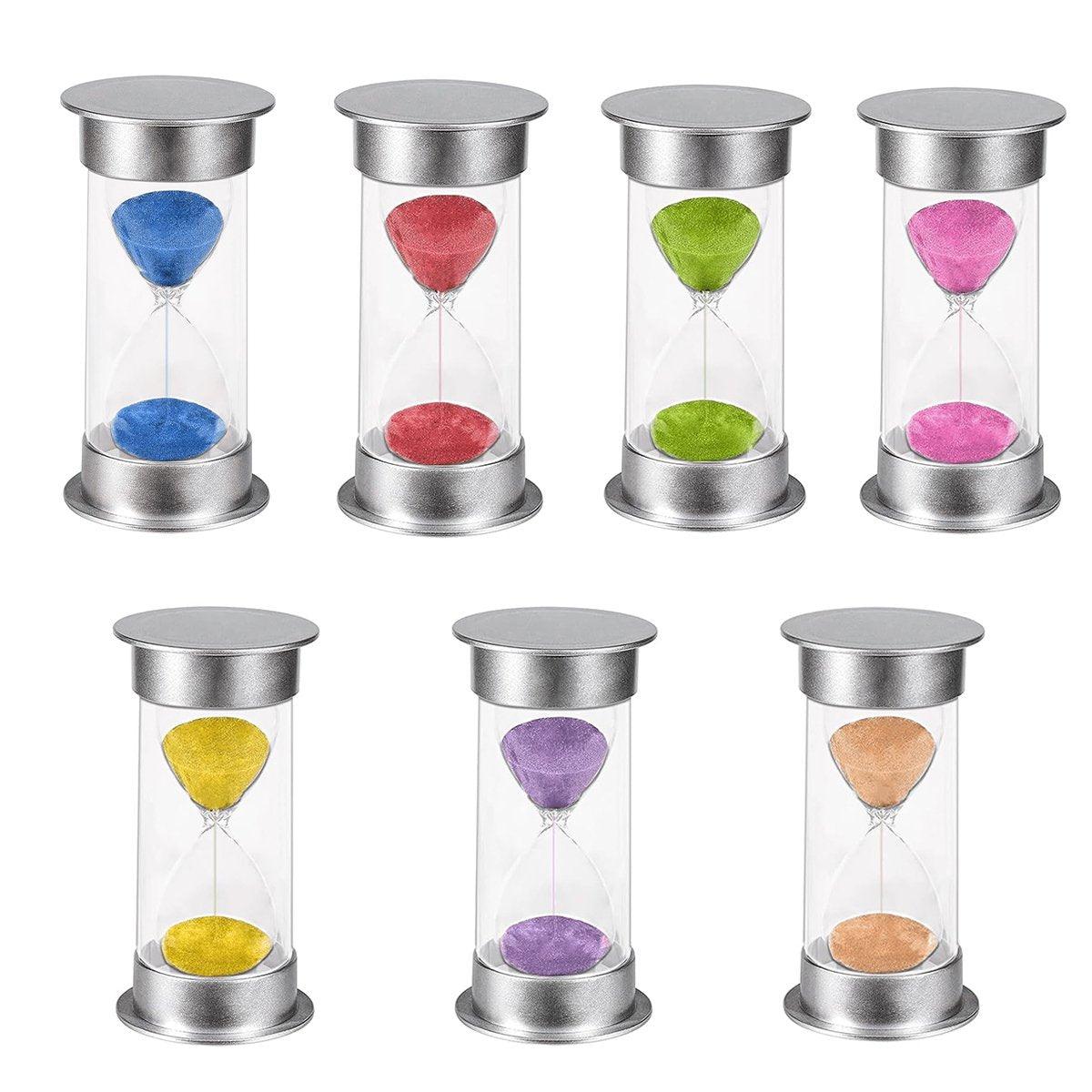 Clocks: 10/15/30 Minute Hourglass Timer Sand Timer for Home Office and Classroom Use - Sky Blue-15min