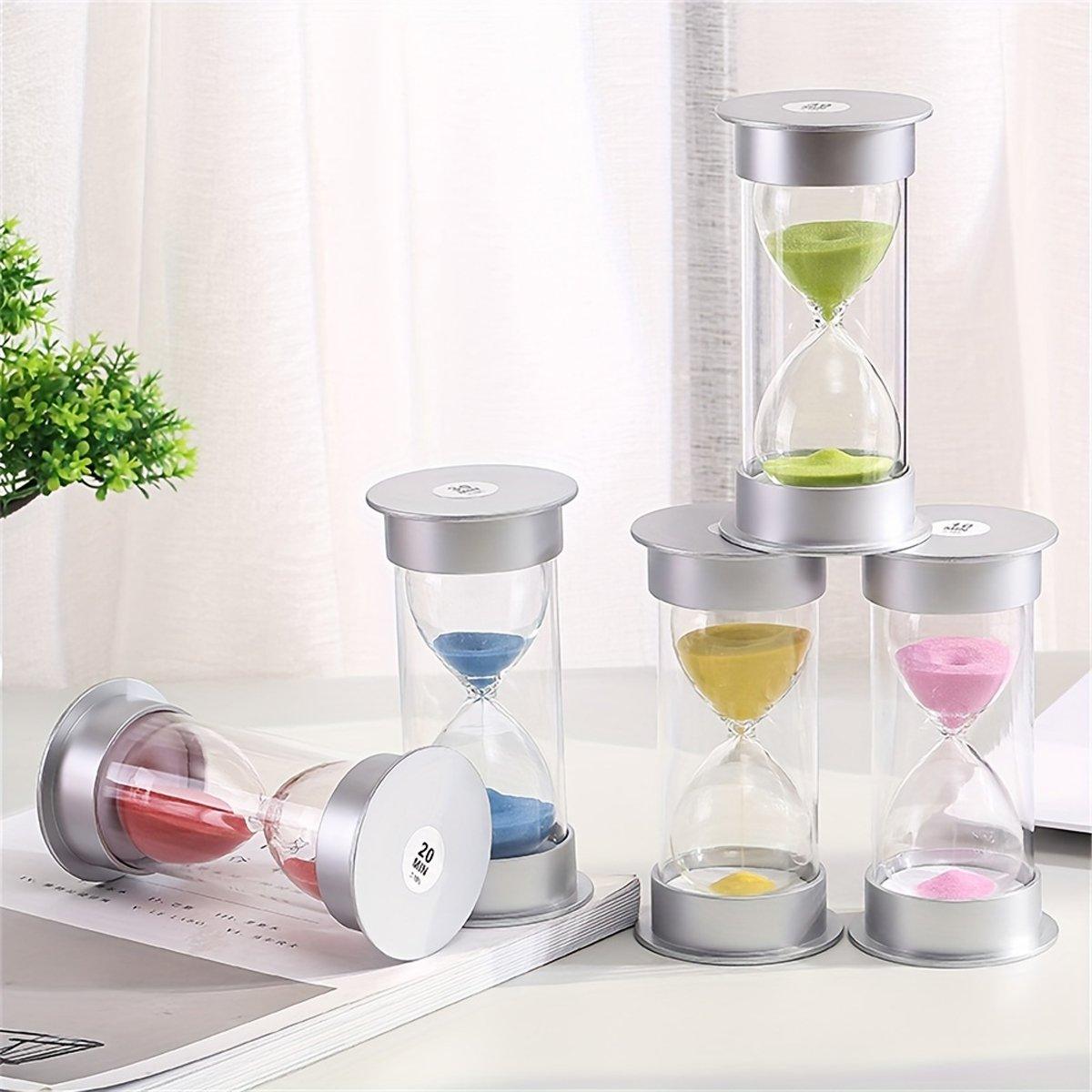 Clocks: 10/15/30 Minute Hourglass Timer Sand Timer for Home Office and Classroom Use - Sky Blue-30min