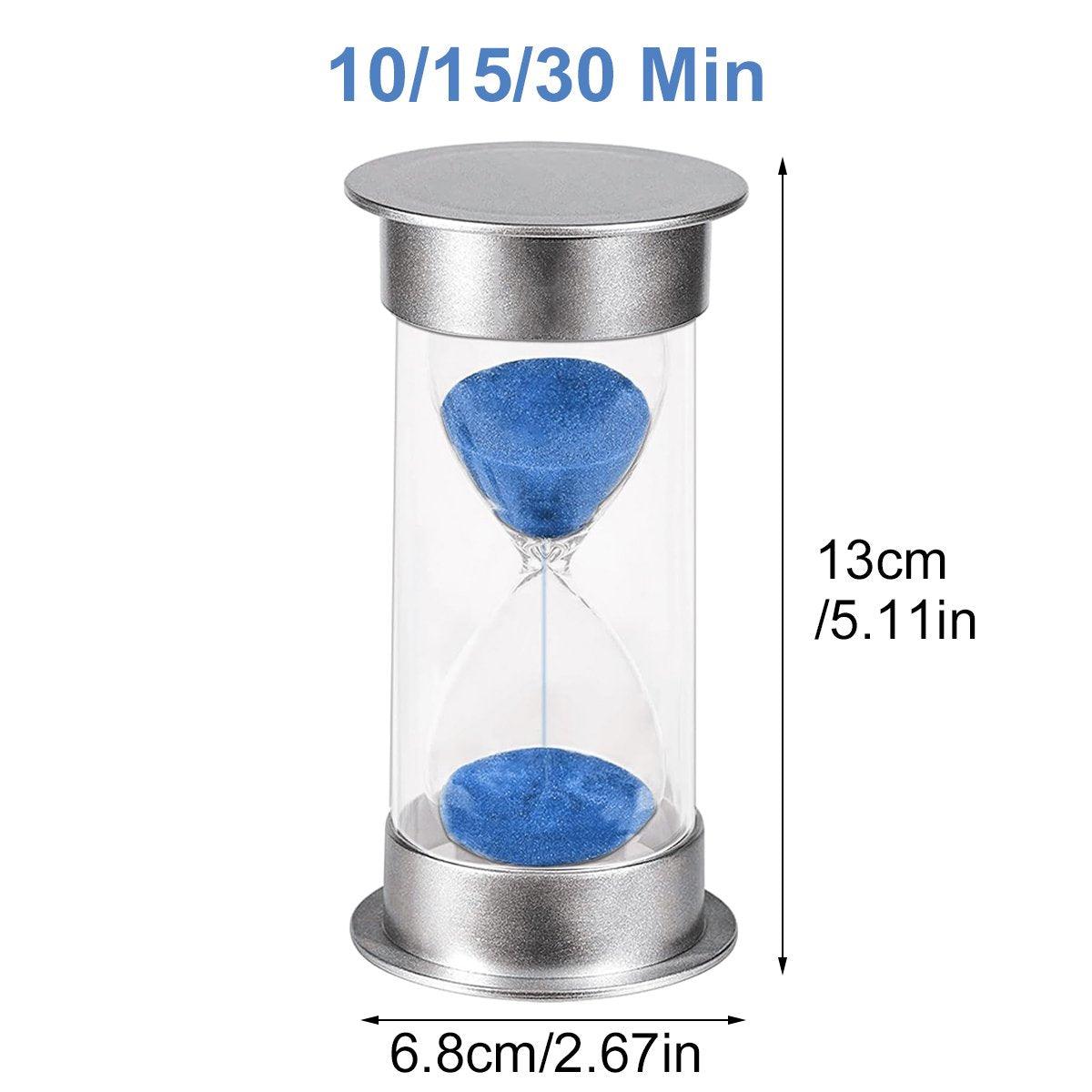 Clocks: 10/15/30 Minute Hourglass Timer Sand Timer for Home Office and Classroom Use - Orange-30min