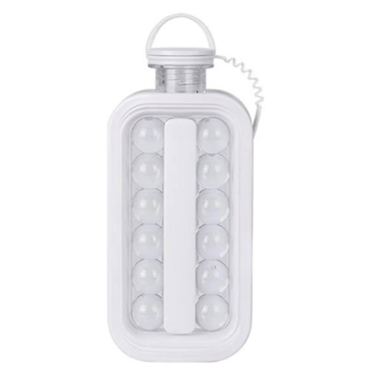 Food Storage: Portable Ice Hockey Pot Ice Cube Tray Water Bottle Clear Household Ice Maker