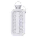 Food Storage: Portable Ice Hockey Pot Ice Cube Tray Water Bottle Clear Household Ice Maker