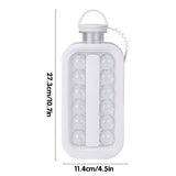 Food Storage: Portable Ice Hockey Pot Ice Cube Tray Water Bottle Clear Household Ice Maker