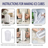 Food Storage: Portable Ice Hockey Pot Ice Cube Tray Water Bottle Clear Household Ice Maker
