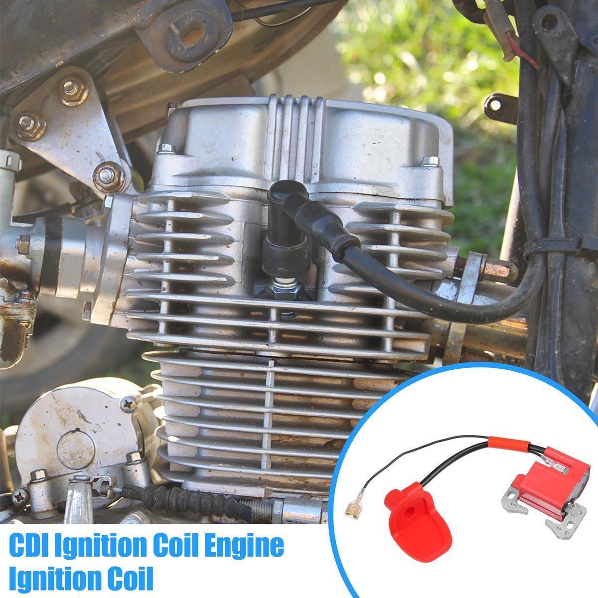 Automotive Parts: High Voltage Red Ignition Coil Pack for 47cc 49cc Dirt Bike ATV Mini Moto