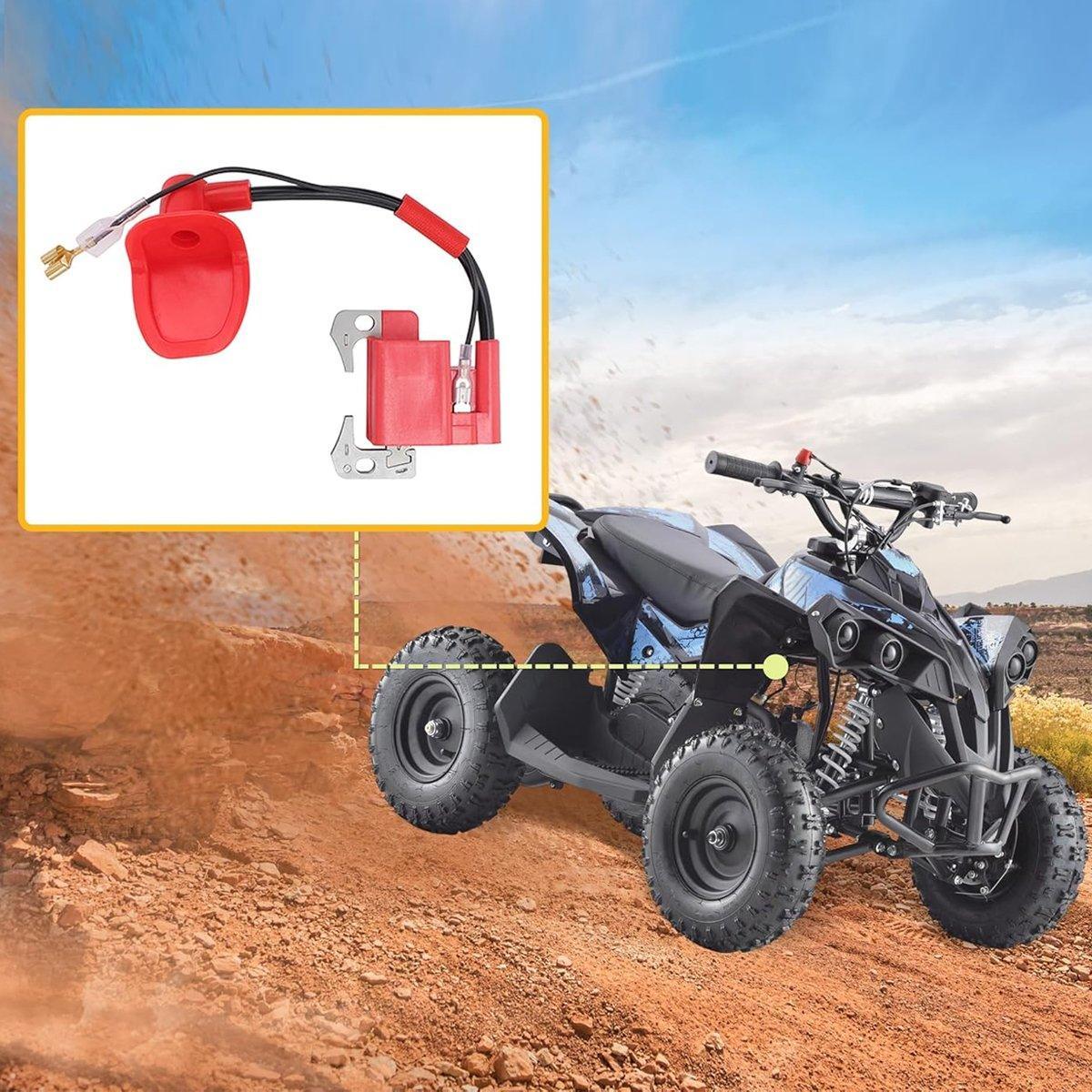 Automotive Parts: High Voltage Red Ignition Coil Pack for 47cc 49cc Dirt Bike ATV Mini Moto